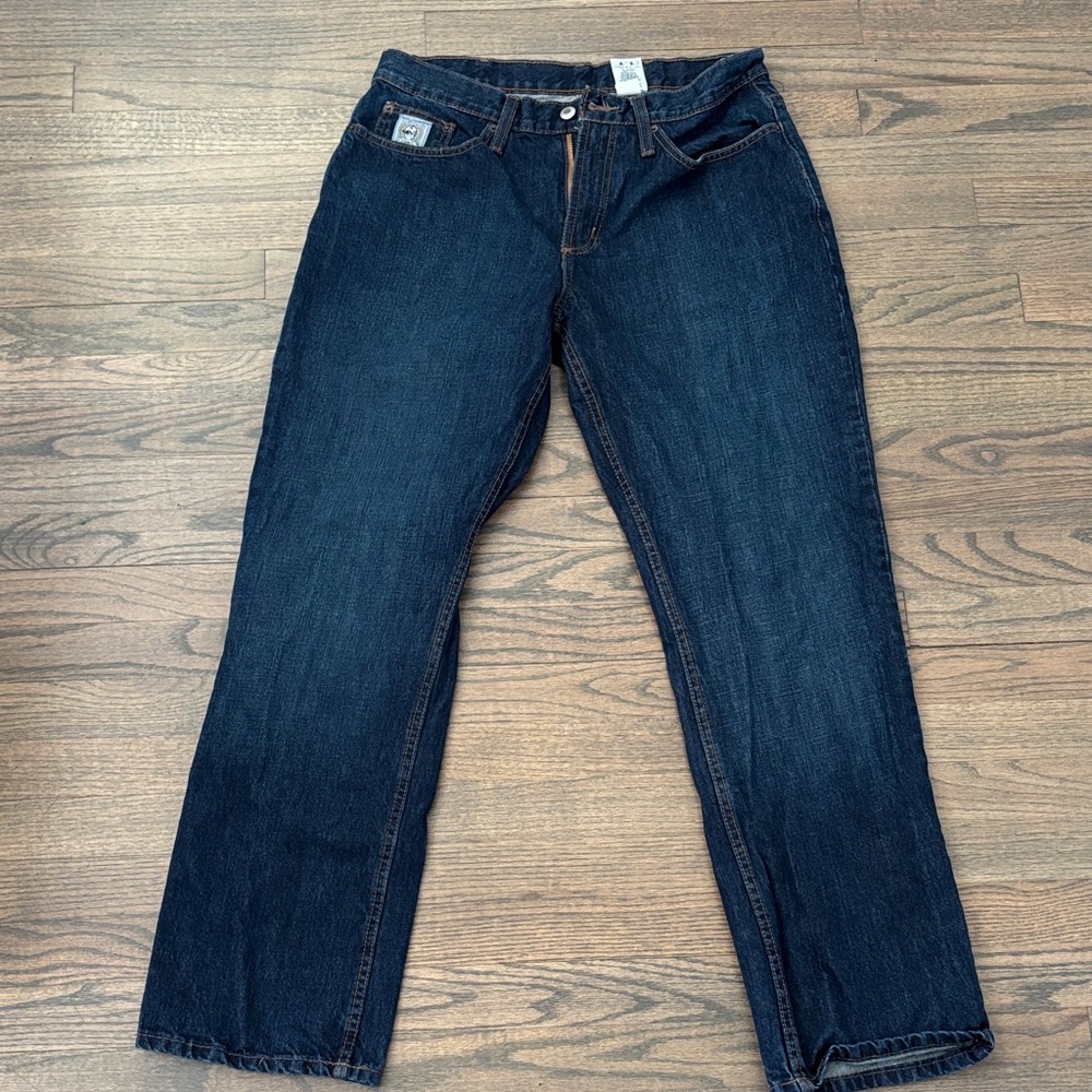 Cinch Men's Dark Blue Straight Jeans